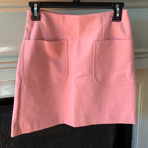 Loft Pink Mini Skirt with Pockets - Picture 2 of 2
